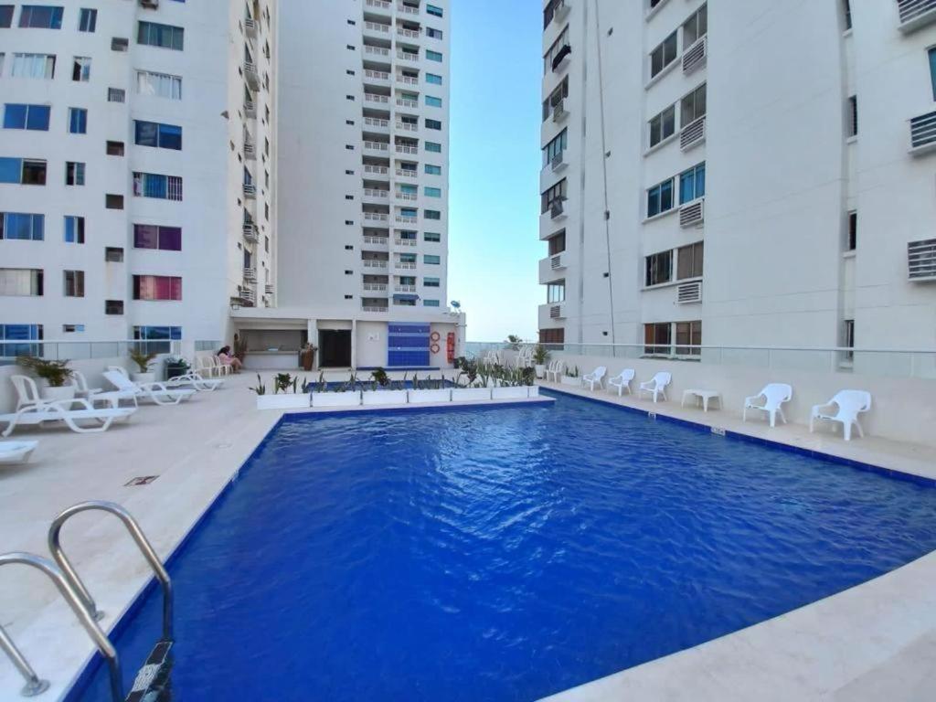 Apartamento 1804 Cartagena Bocagrande Hermosa Vista A 1 Cuadra De La Playa公寓 外观 照片